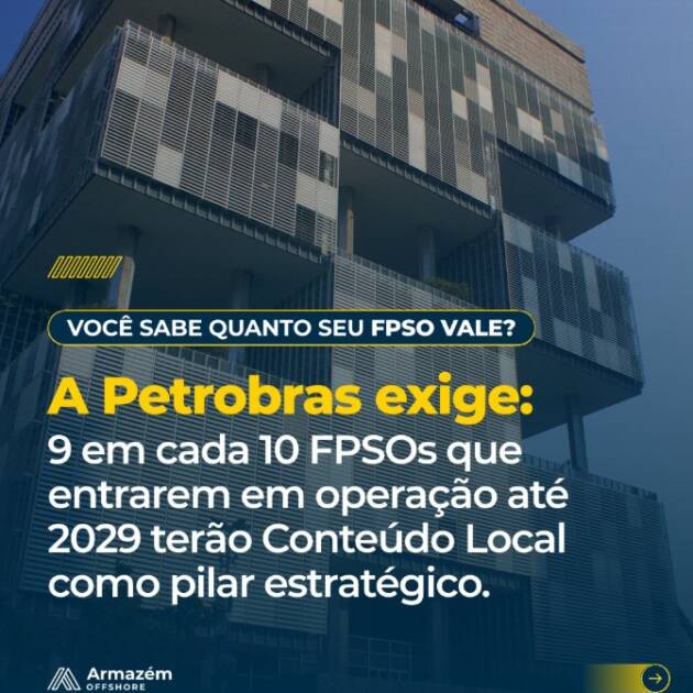 Você sabe quanto o seu FPSO vale?